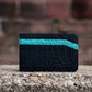 THE CARD HOLDER “ Zwart with 1837 Blue  ”