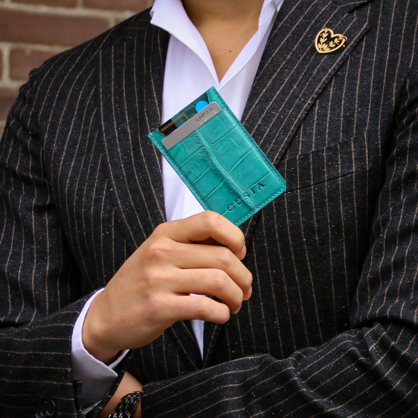 THE CARD HOLDER “ 1837 Blue ”