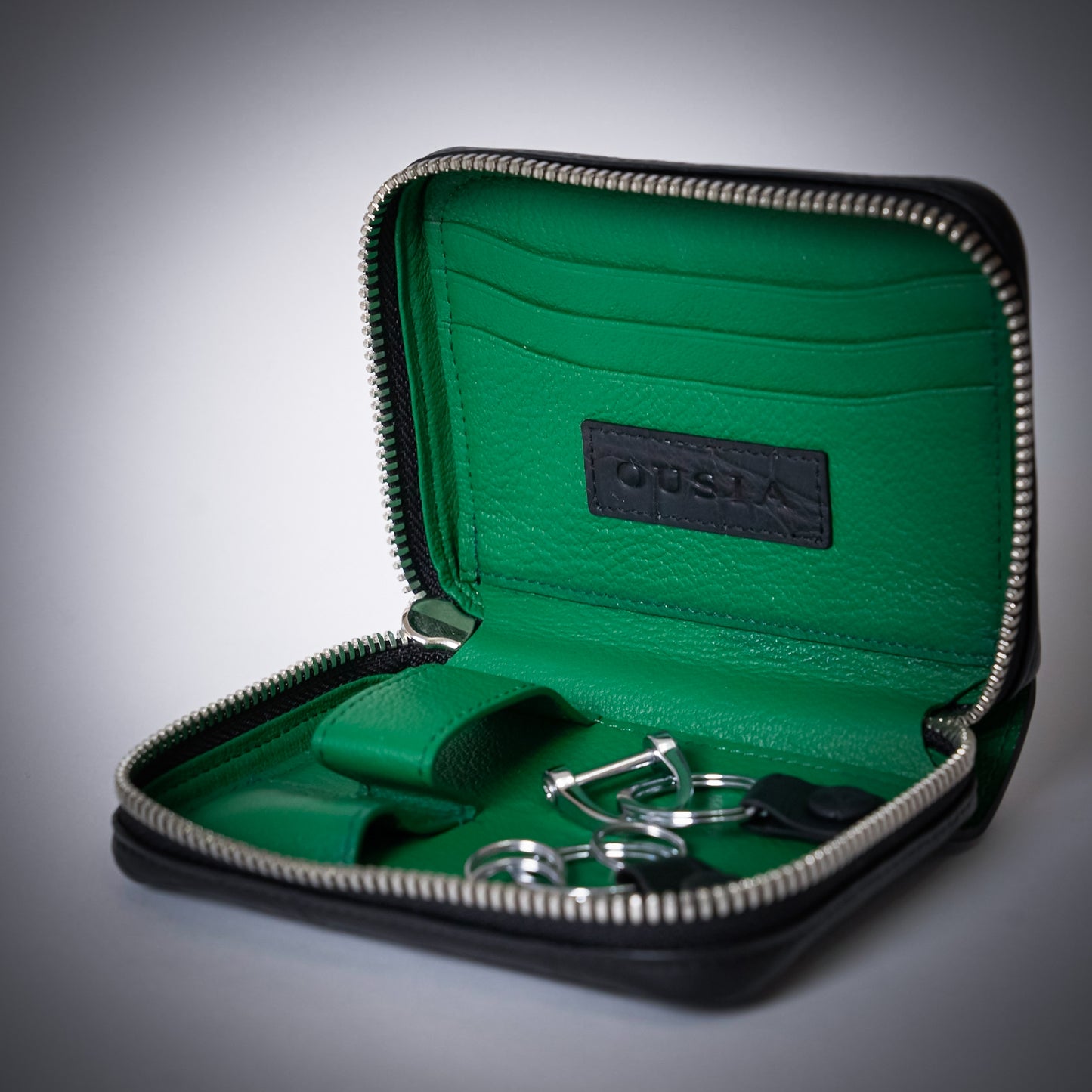 THE KEYCASE Black/Moss green